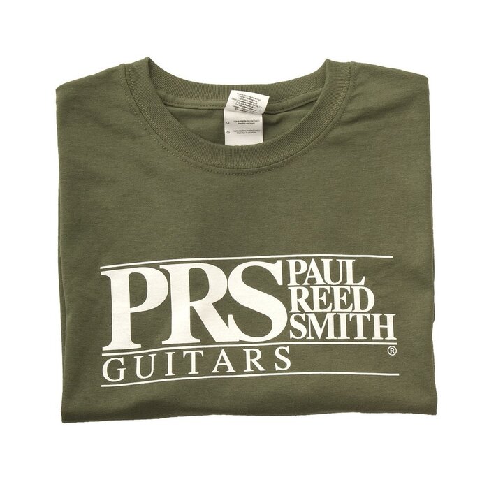 PRS Guitars PRS Tee, Short-Slv, PRS Block Logo, Military Green, Small