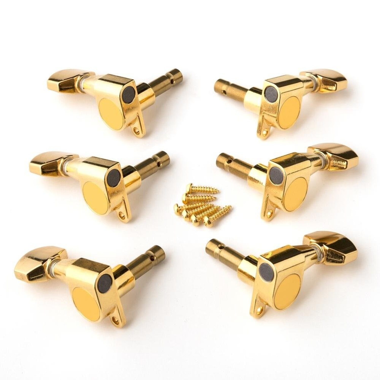 PRS Guitars PRS Phase II Tuners, Set of Six, Gold - John
