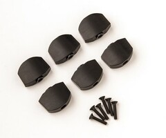 PRS Guitars PRS Phase III Tuner Buttons, Ebony (6)