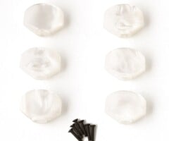 PRS Guitars PRS S2 Tuner Buttons, Pearloid (6)