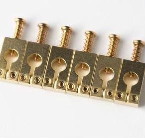 PRS Guitars PRS Machined Tremolo Saddles (6), Gold