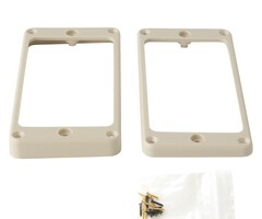 PRS Guitars PRS Humbucker Pickup Rings (2), Stoptail Models, Ivory