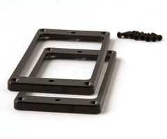 PRS Guitars PRS Humbucker Pickup Ring Set, Straight, Black