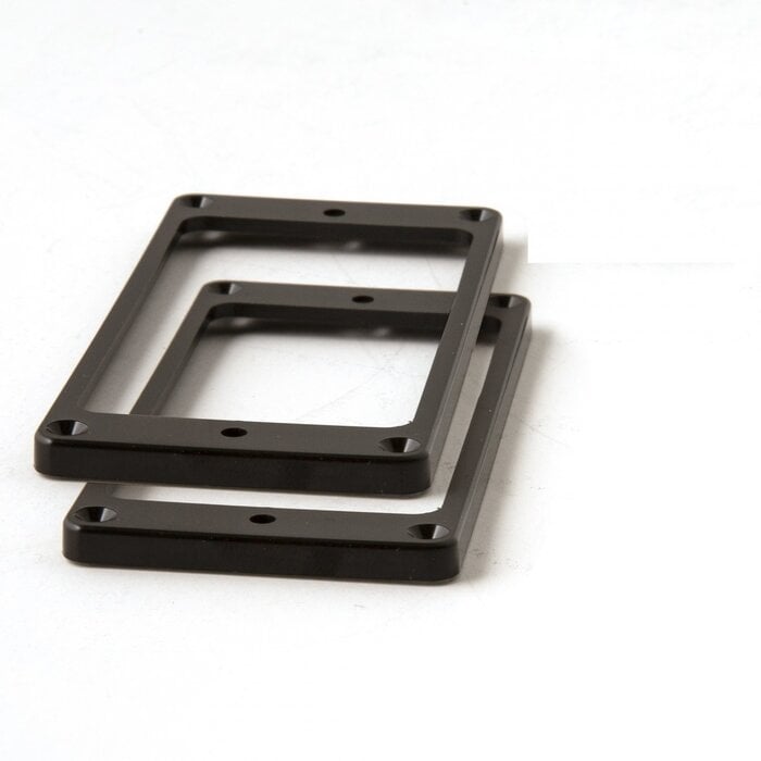 PRS Guitars PRS SE Humbucker Pickup Rings (2), Straight, Black (Trem Equipped)