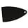 PRS Truss Rod Cover, Black Plastic, Blank, Fits SE models (Ex. Floyd Equipped)