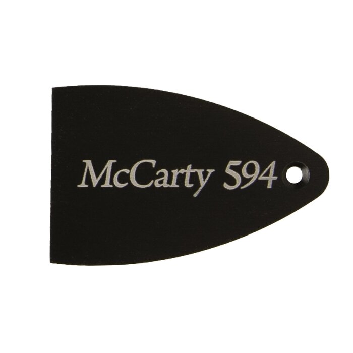 PRS Guitars PRS Truss Rod Cover, Black Anodized Aluminum, Etched, McCarty 594