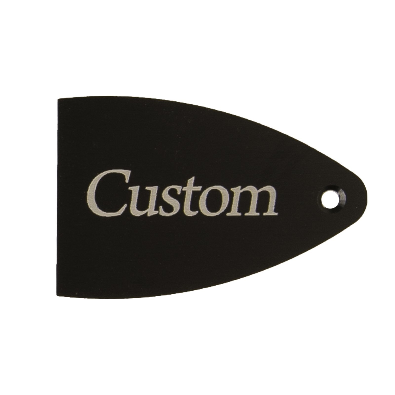 PRS Guitars PRS Truss Rod Cover, Black Anodized Aluminum, Etched, Custom