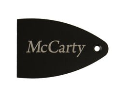PRS Guitars PRS Truss Rod Cover, Black Anodized Aluminum, Etched, McCarty