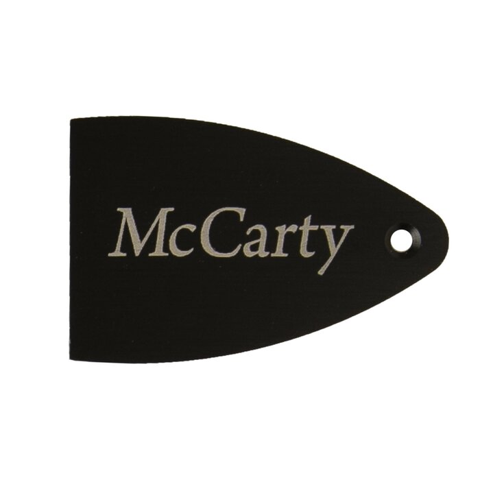 PRS Guitars PRS Truss Rod Cover, Black Anodized Aluminum, Etched, McCarty