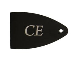 PRS Guitars PRS Truss Rod Cover, Black Anodized Aluminum, Etched, CE