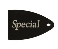 PRS Guitars PRS Truss Rod Cover, Black Anodized Aluminum, Etched, Special