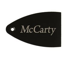PRS Guitars PRS Truss Rod Cover, Black Anodized Aluminum, Etched, McCarty (Lefty)