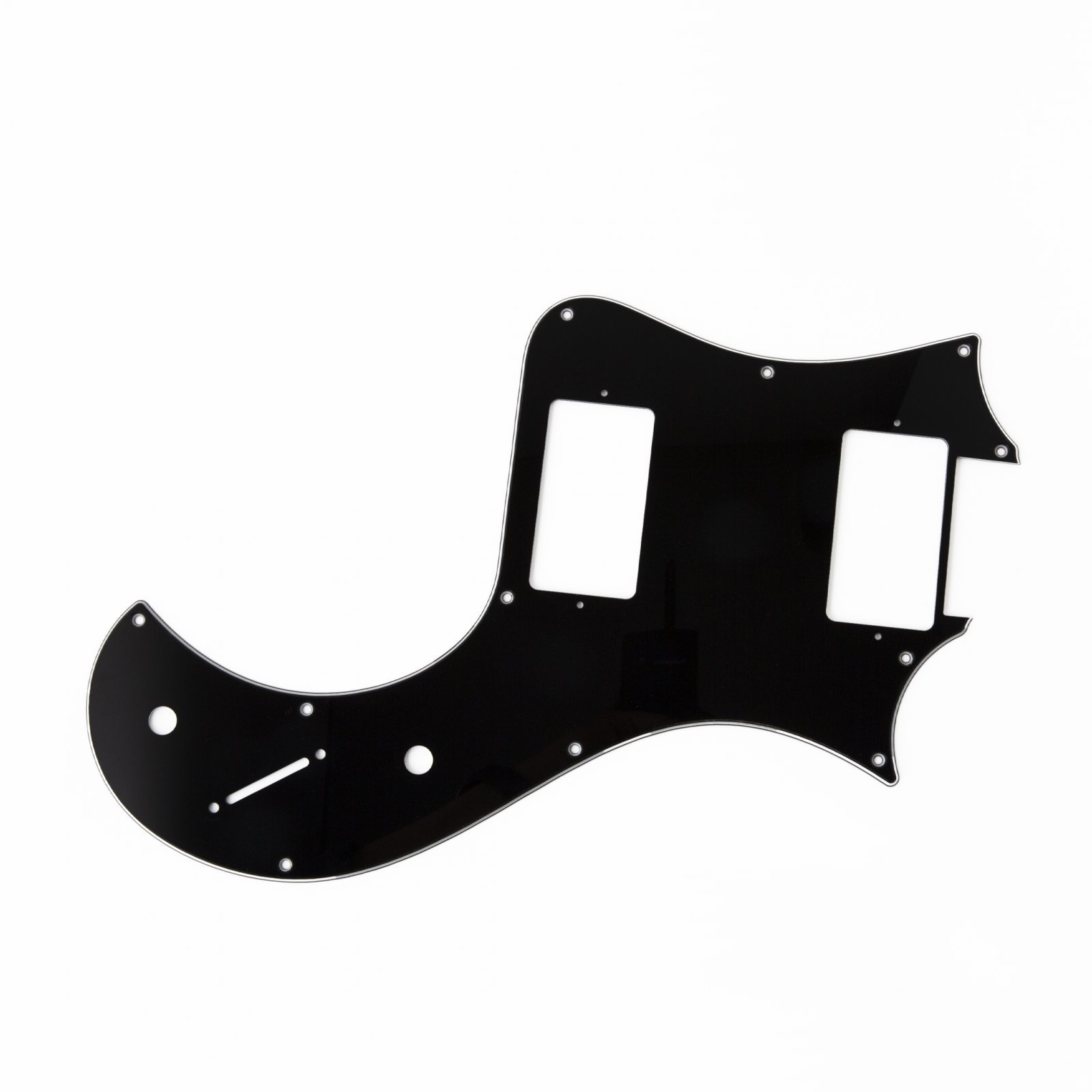 PRS Guitars PRS Starla S2 Pickguard, 3-Ply Black, White, Black