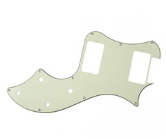 PRS Guitars PRS Singlecut Standard S2 Pickguard, 3-Ply Mint, Black, Mint