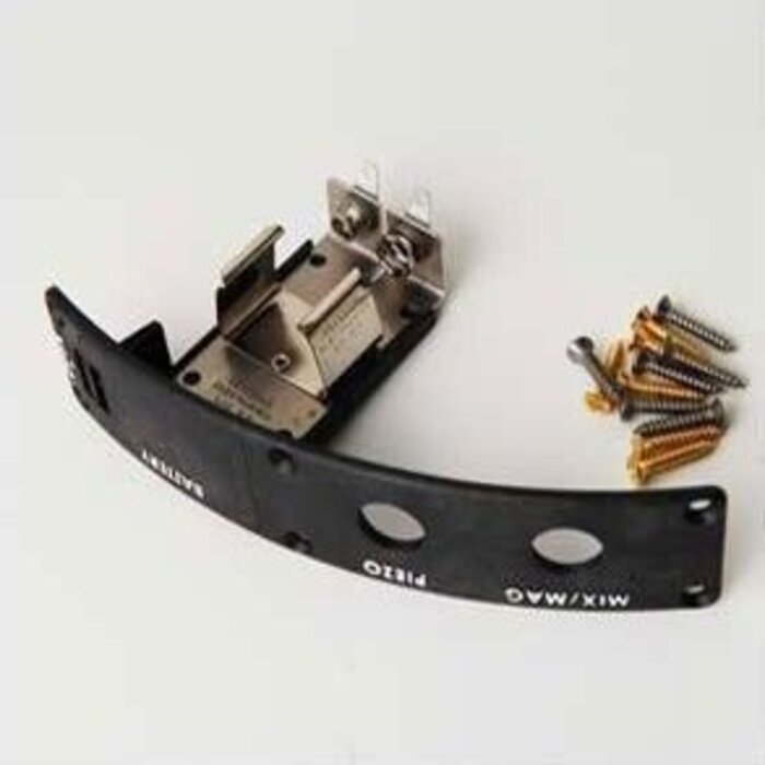 PRS Guitars PRS Output Jack Cover Plate + Battery Mount, Piezo