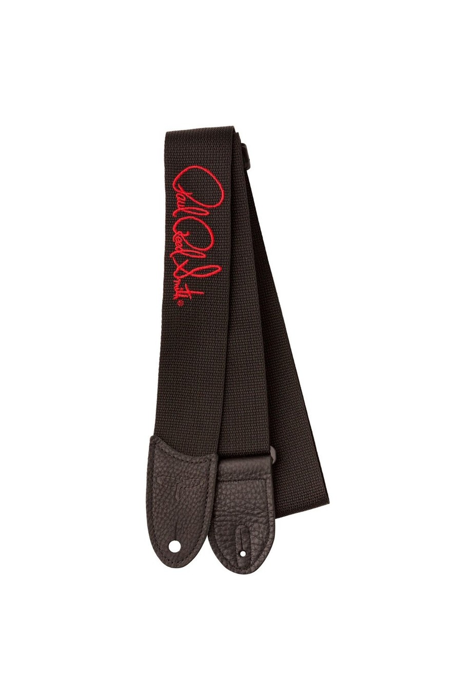 PRS Guitars PRS Poly Strap, Signature Red, Black John Mann's Guitar Vault