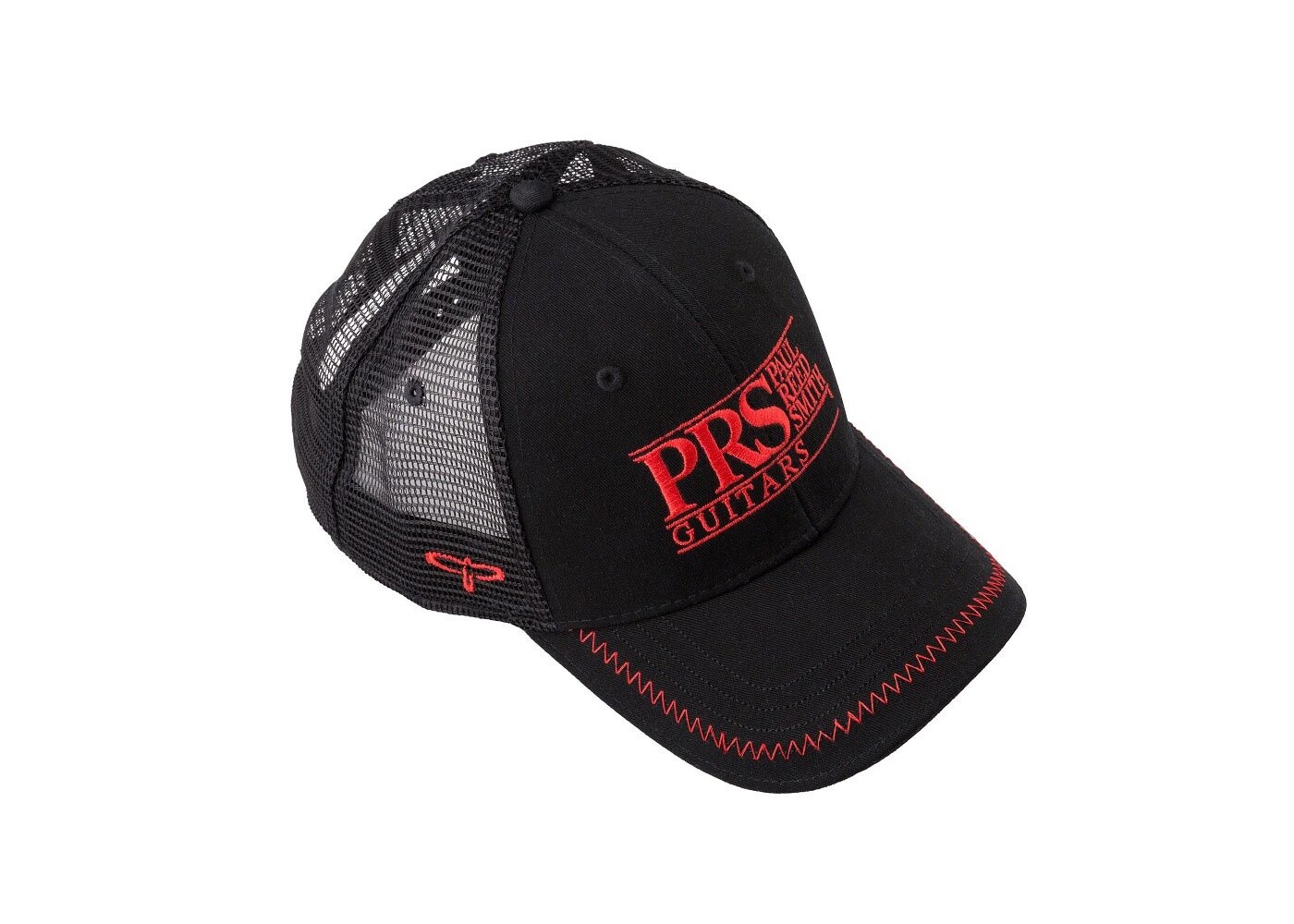 PRS Guitars PRS Hat, Trucker, PRS Block Logo Red, Black