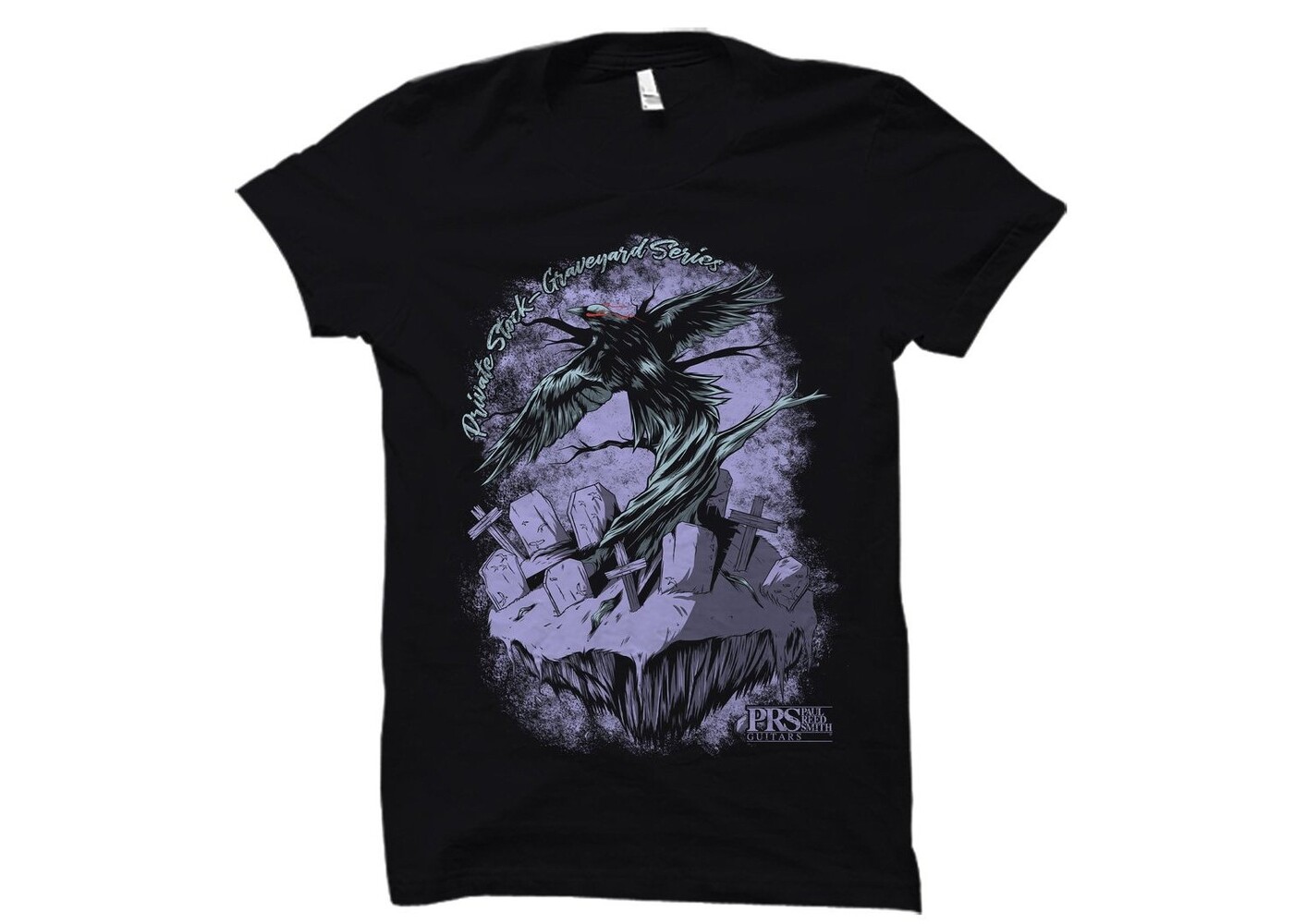 PRS Guitars PRS Graveyard Tee, Short-Slv, Black, Medium