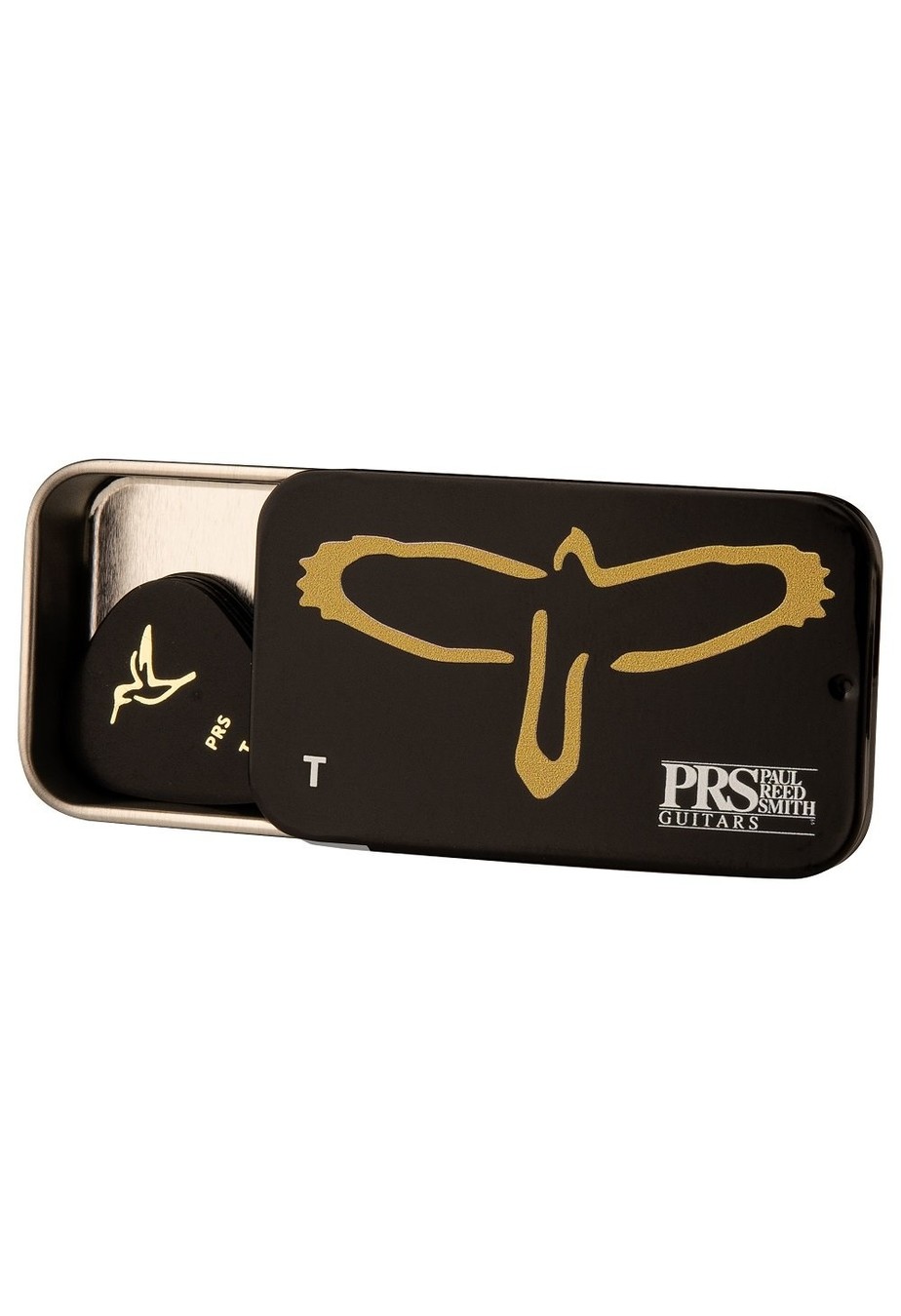 PRS Guitars Gold Birds Assorted Picks w/Tin (12) (Thin)