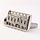 MannMade USA Tremolo Bridge - Nickel - Left Hand - fits vintage Strat style guitars