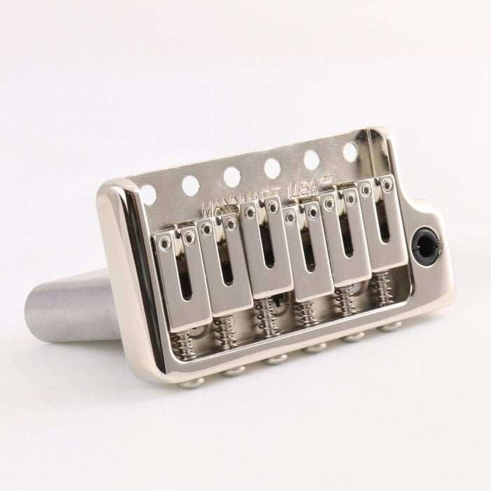 MannMade USA MannMade USA Tremolo Bridge - Nickel - fits vintage Strat style guitars