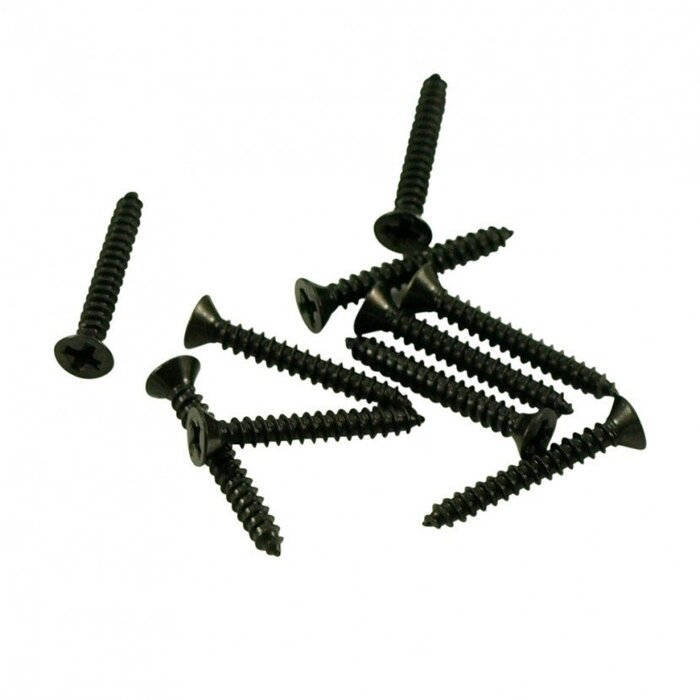 MannMade USA Pickup Ring Screw Set Long - Black