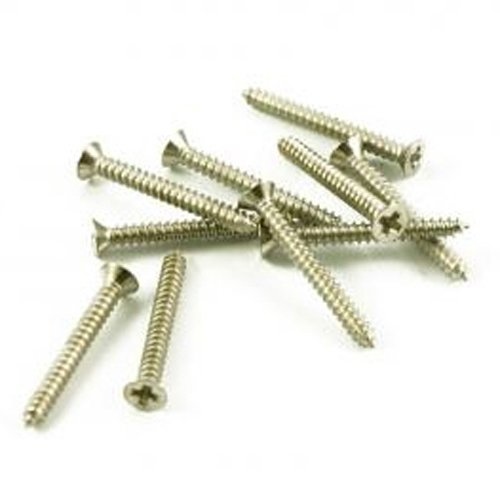 MannMade USA Pickup Ring Screw Set, Long - Stainless Steel