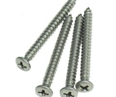 MannMade USA PRS CE Neck Plate Screw Set - Stainless Steel