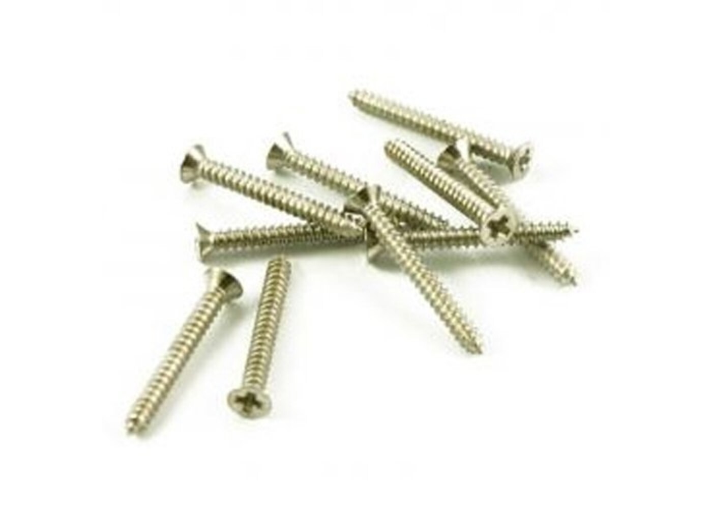 MannMade USA Pickup Ring Screw Set Long - Nickel