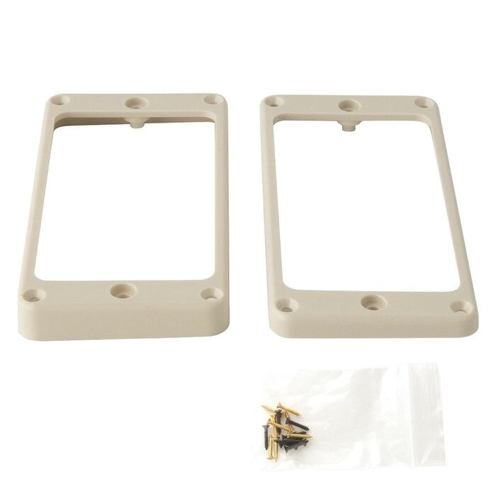 PRS Guitars PRS Current Core/S2 Humbucker Pickup Rings (2), Universal Angle/Tall, Ivory (Stoptail Models)
