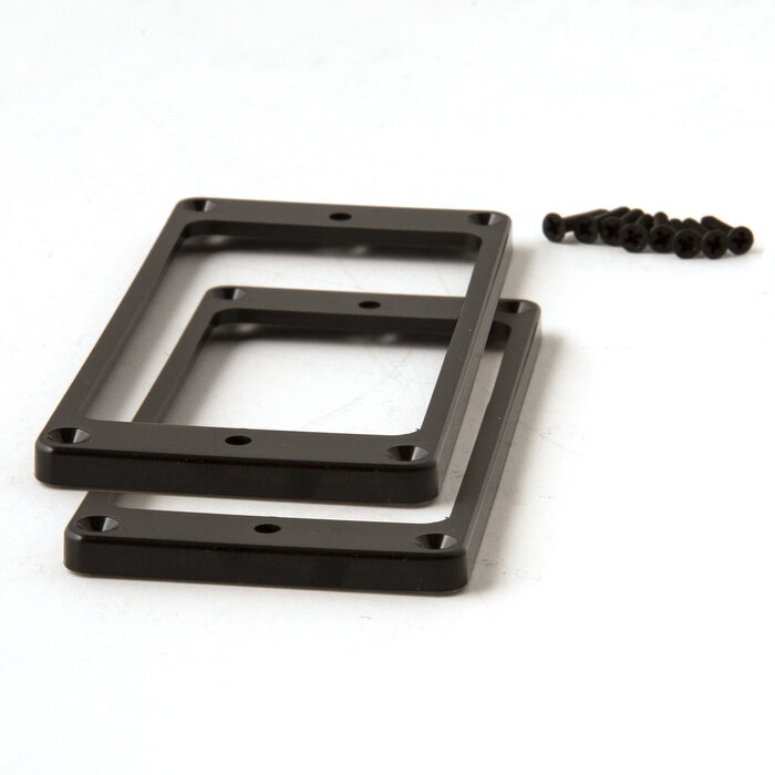 PRS Guitars PRS Pre-2011 Core Humbucker Pickup Rings (2), Straight, Black (Trem Equipped) Core/S2