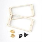 PRS Guitars Current Core/S2 Humbucker Pickup Rings (2), Universal Angle, Ivory (Trem Equipped)