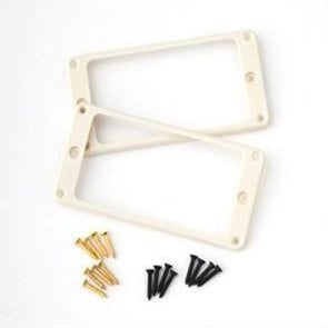 PRS Guitars PRS Current Core/S2 Humbucker Pickup Rings (2), Universal Angle, Ivory (Trem Equipped)