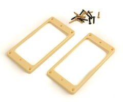 PRS Guitars PRS Humbucker Pickup Rings (2), Slant, Creme