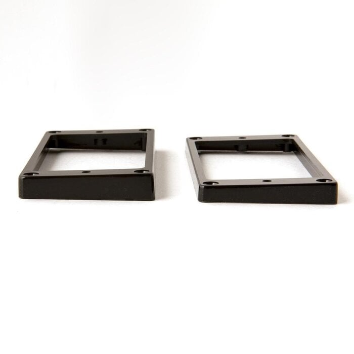 PRS Guitars PRS SE Humbucker Pickup Rings (2), Slant, Black (Stoptail Equipped)