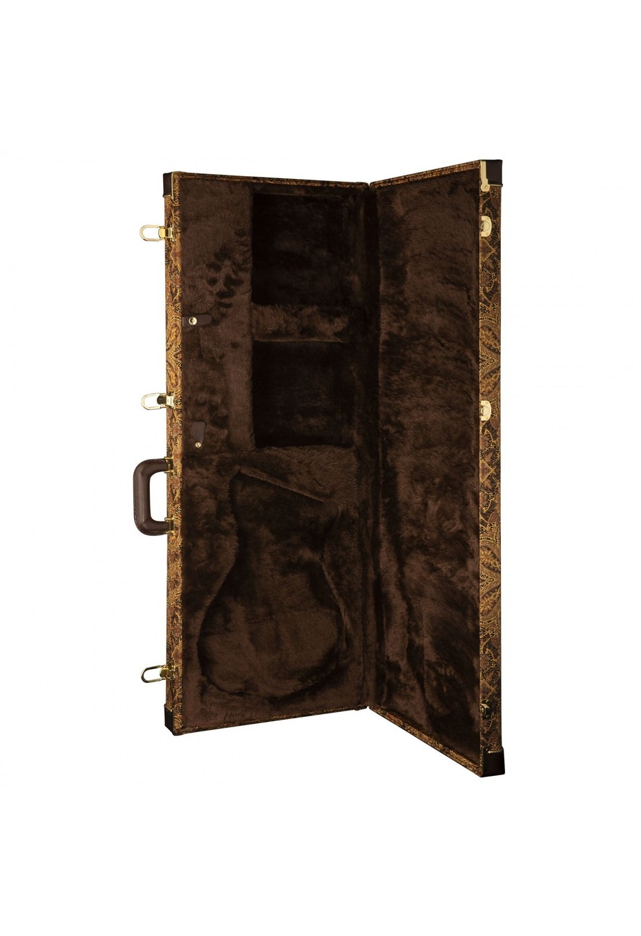 PRS Guitars PRS MultiFit Hard Case, Brown Paisley, Brown Interior