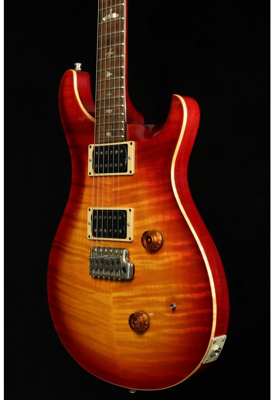 PRS Guitars 1992 PRS Custom 24 - Cherry Sunburst - 10-Top