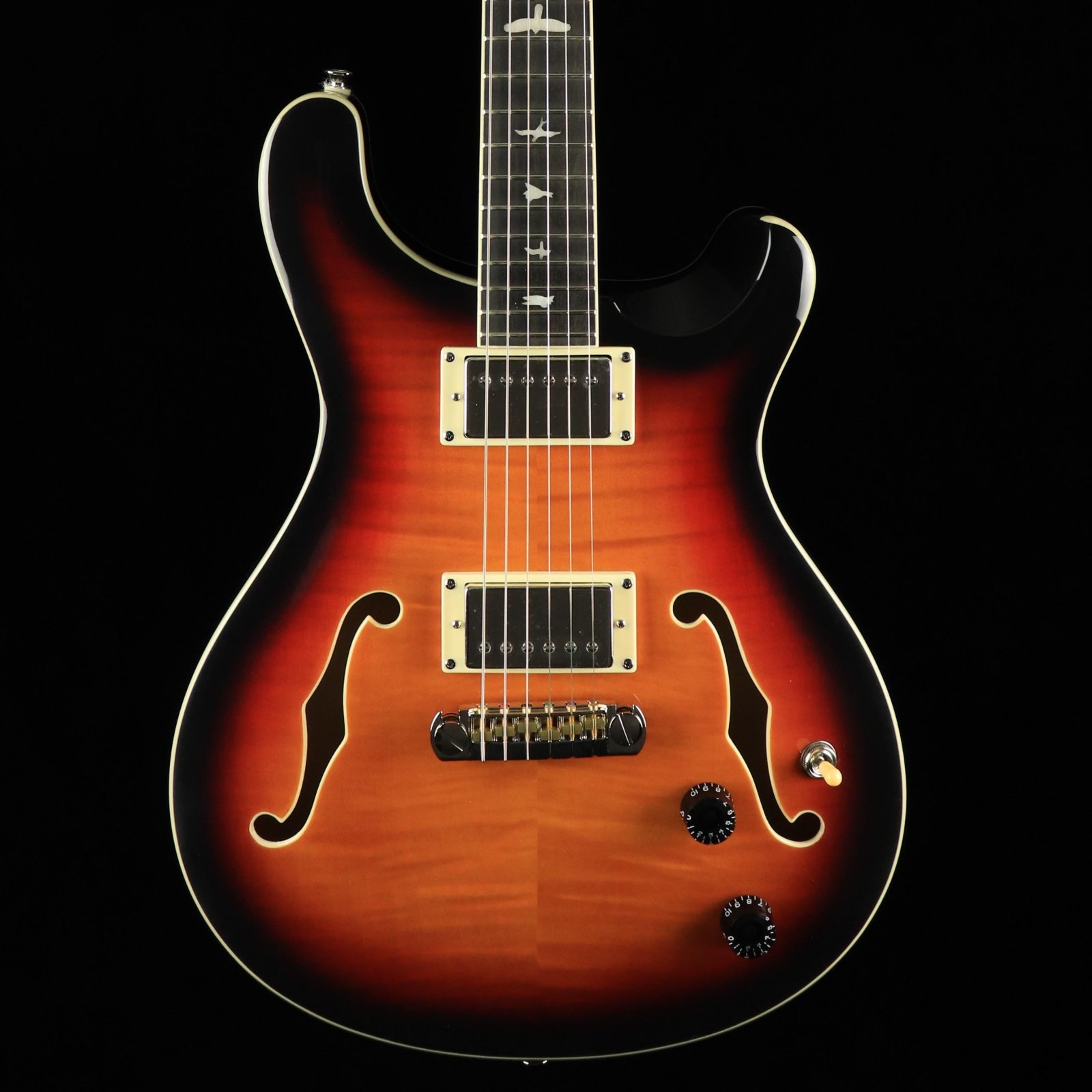 PRS SE Hollowbody II - Tricolor Sunburst