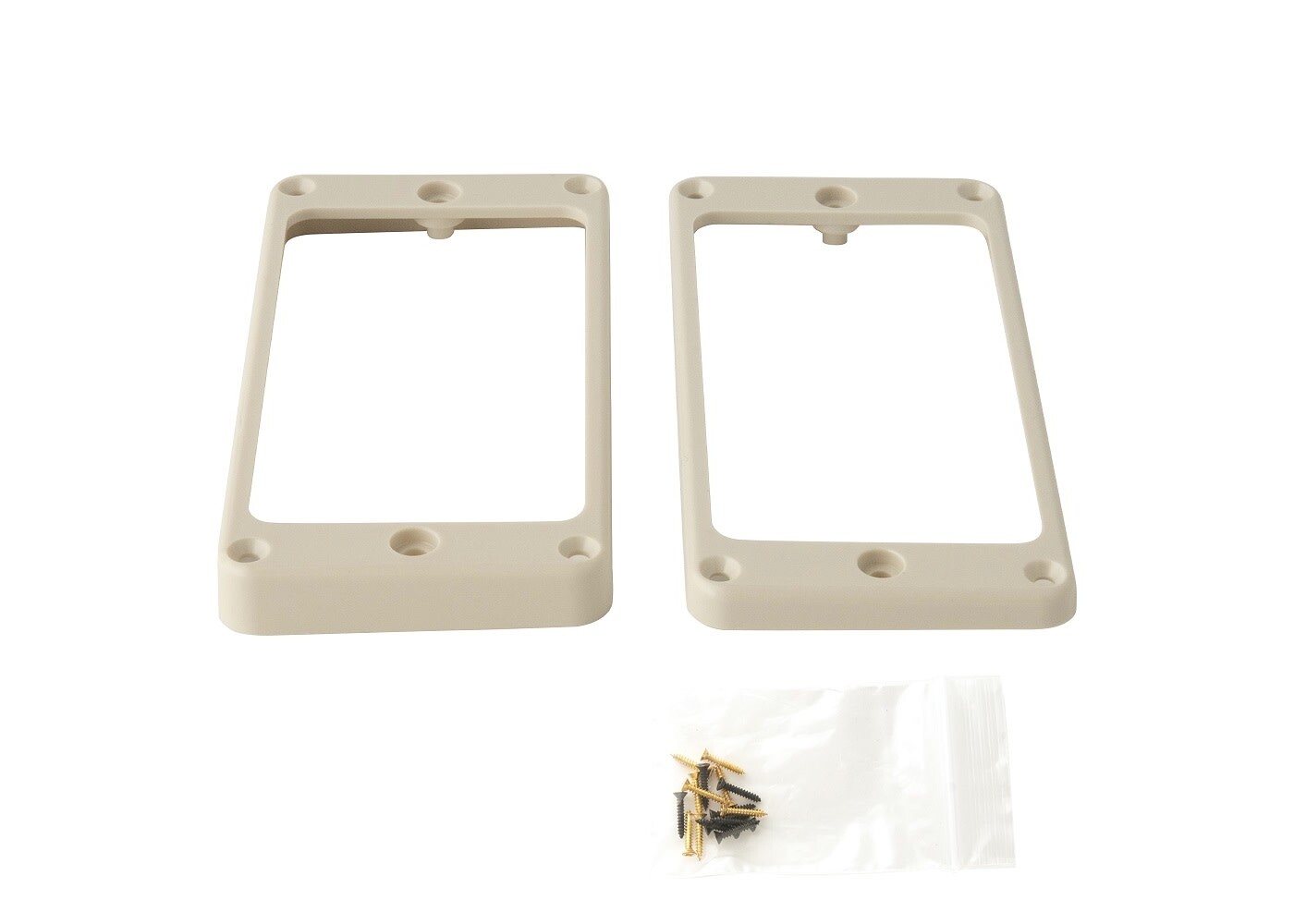 PRS Guitars PRS Current Core/S2 Humbucker Pickup Rings (2), Universal Angle, Ivory (Trem Equipped)