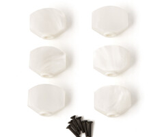 PRS Guitars PRS Phase III Tuner Buttons, Pearloid (6)