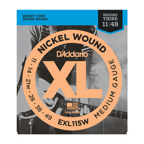 D'Addario D'Addario EXL115W Medium Gauge