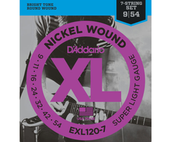 D'Addario D'Addario Nickel Wound 7-String Super Light 09-54