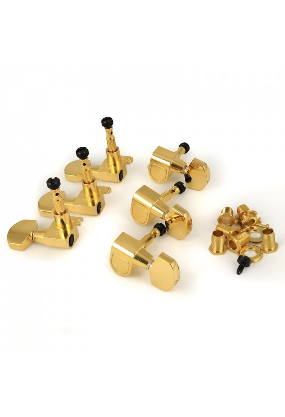 Schaller M6 Locking Tuner Set Gold John Manns Guitar Vault