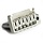 MannMade USA 2-Post Tremolo Bridge - Nickel Satin - fits 2 post Strat style guitars