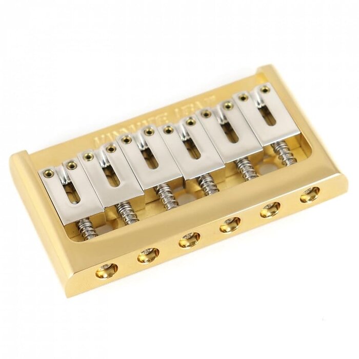 MannMade USA MannMade USA FatBack Hardtail Bridge (2 1/8") - Gold Hybrid