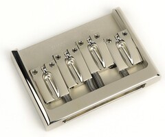 MannMade USA MannMade USA ClassicBass Bridge - Brass - Nickel