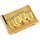 MannMade USA ClassicBass Bridge - Brass - Gold