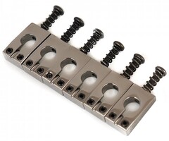 MannMade USA MannMade USA Bridge Saddles - PRS - Black Nickel