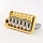 MannMade USA Tremolo Bridge - Gold Hybrid - Left Hand - fits modern Strat style guitars