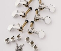 PRS Guitars PRS Phase III Locking Tuners, Shaft Design, Nickel - Set of 6